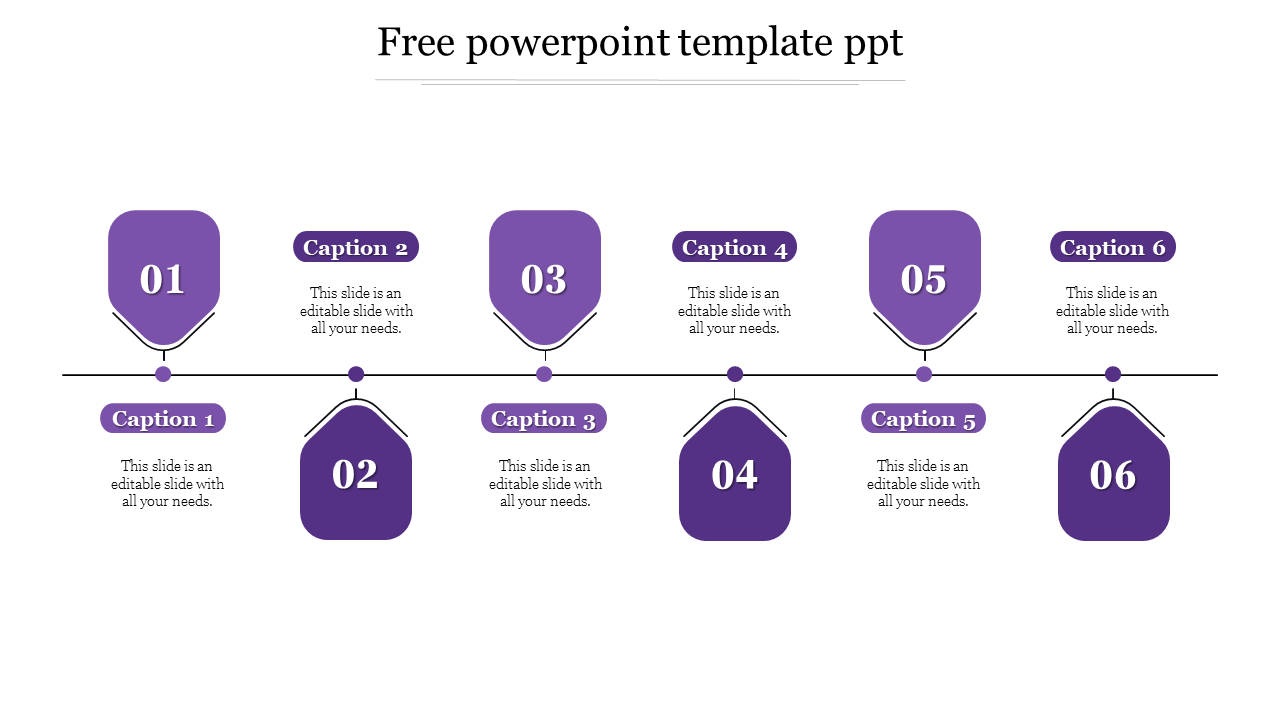free powerpoint template ppt-6-Purple